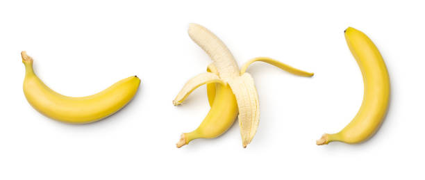istock Collection of bananas isolated on white background 1791094332