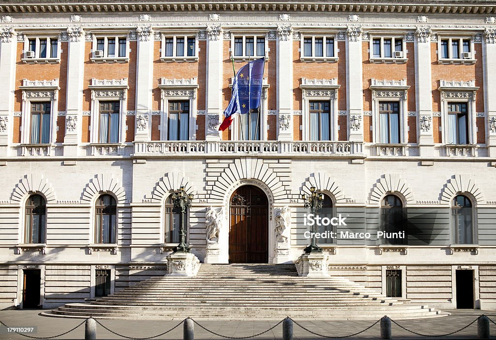 Der Palazzo Montecitorio - Lizenzfrei Palazzo di Montecitorio Stock-Foto