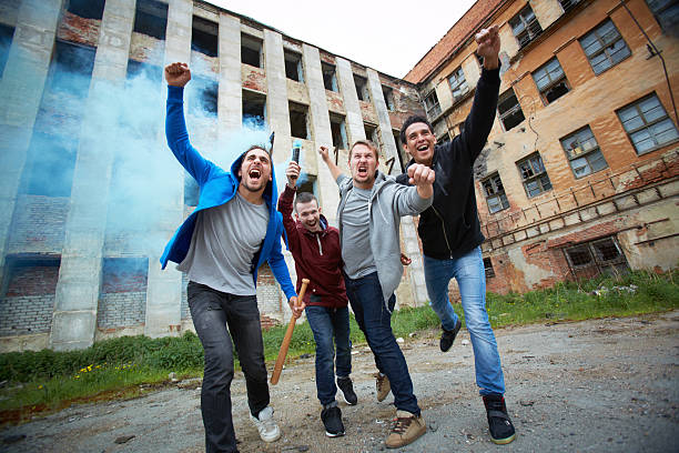 istock Group of strikers 179110447