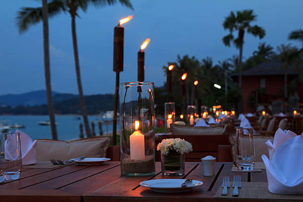 istock Outdoor restaurant tables 179110591