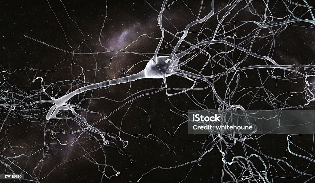 Нейрон клеток - Стоковые фото Аксон роялти-фри