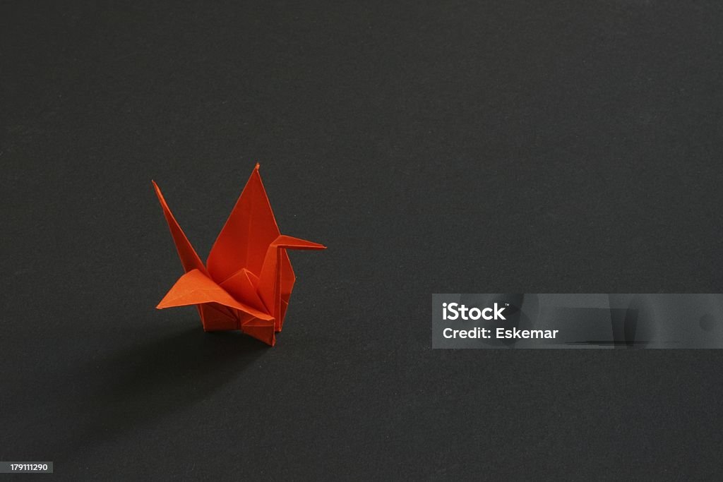 Origami Allegory Painting Stock Photo