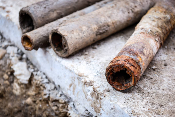 istock Detail shot with old and rusty drinking water pipes 1791113769