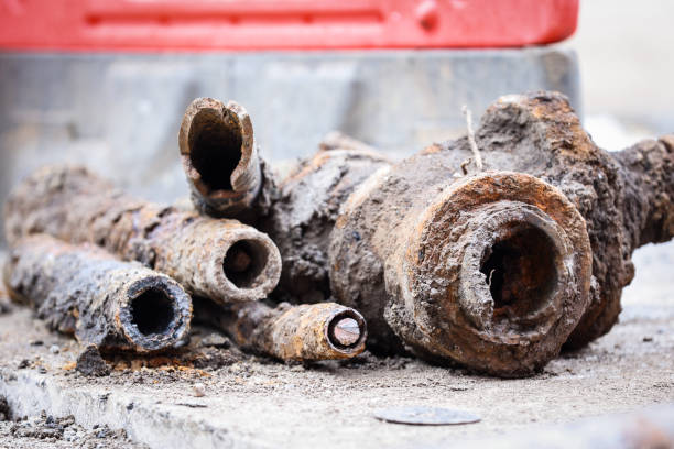istock Detail shot with old and rusty drinking water pipes 1791113771