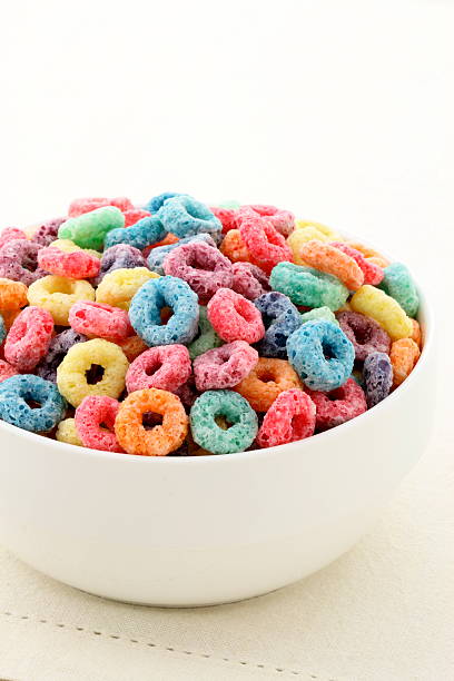 istock Delicious kids cereal loops with a fruit flavor 179111758