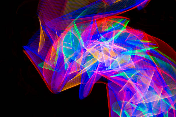 istock Abstract of colorful light in motion 179112036