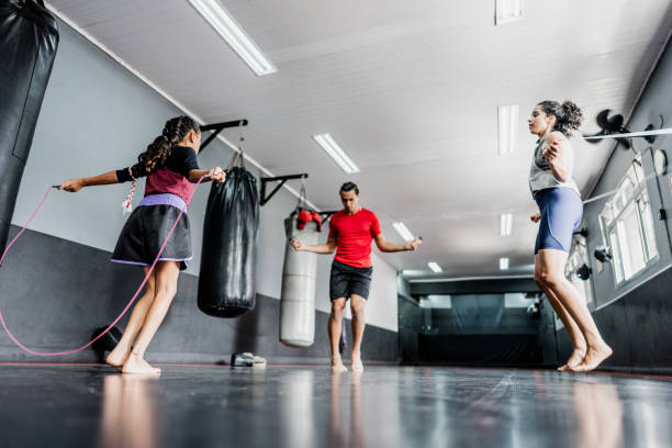 istock People jumping rope at gym 1791126813