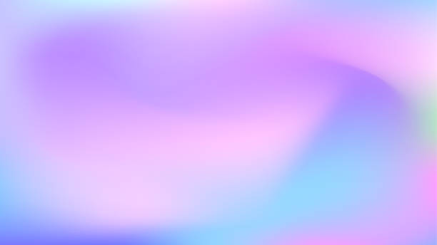 istock Pastel colored holographic gradient background. Elegant holographic banner design with copy space. 1791128524