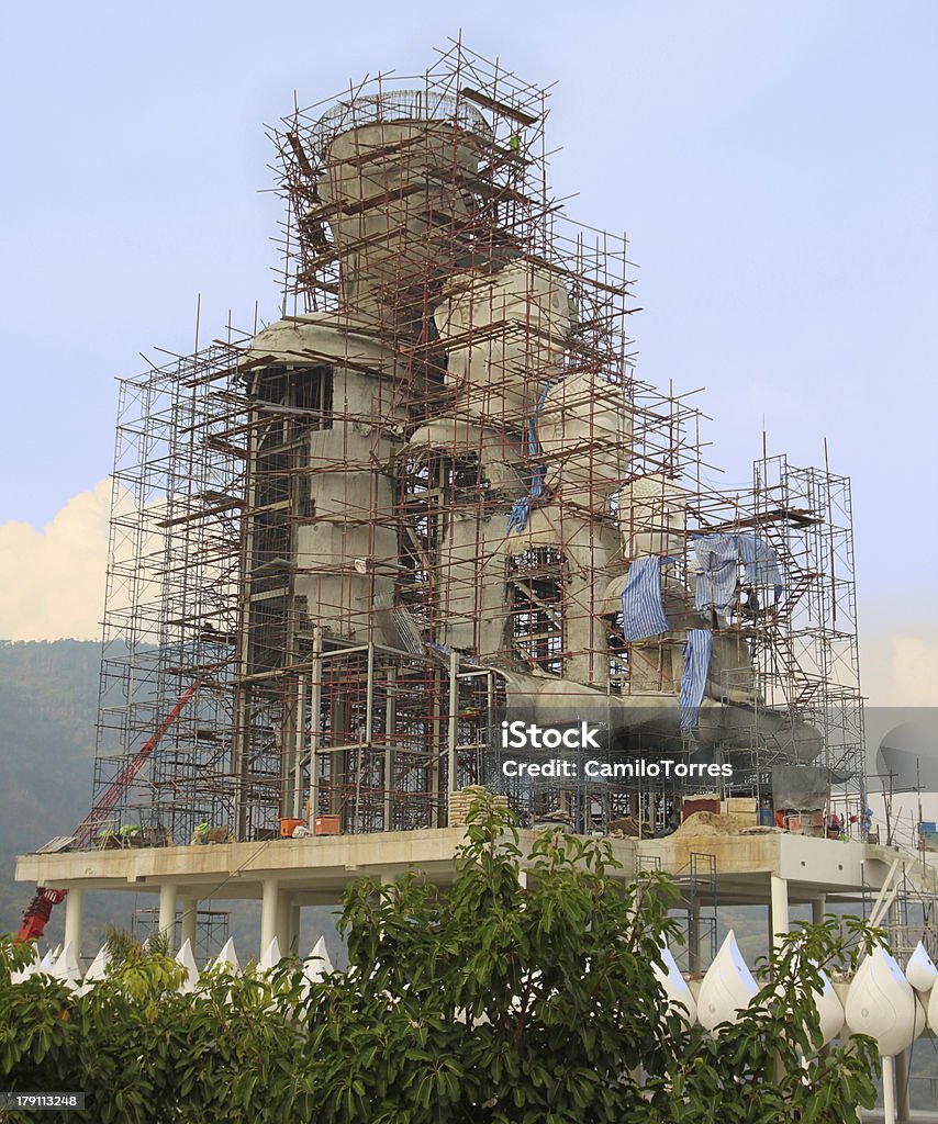 Baustelle in Wat Sorn Pha Kaew - Lizenzfrei Architektur Stock-Foto