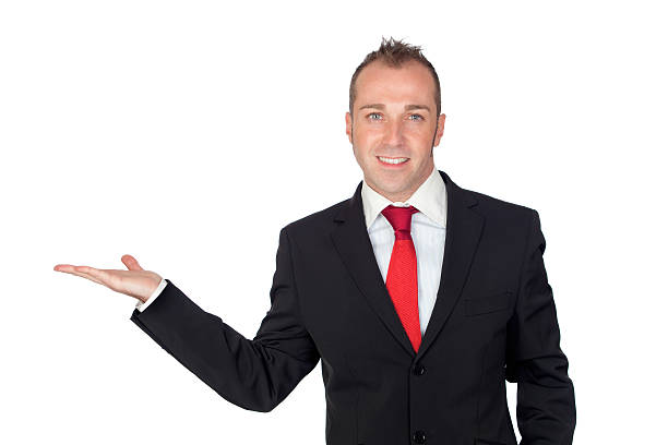 istock Young businessman with his hand extended 179113303