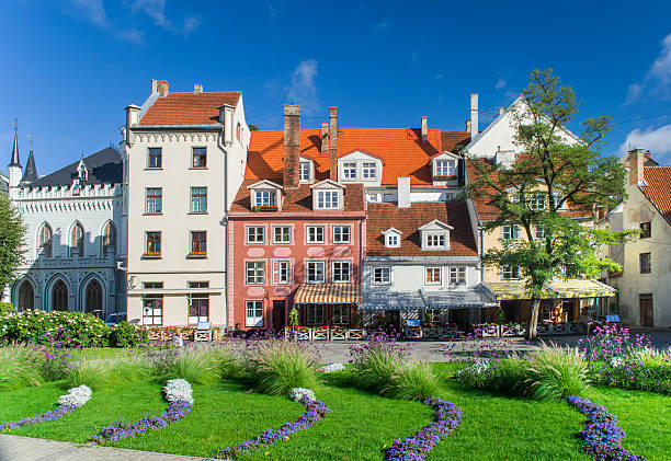 istock Central square in old Riga city, Latvia 179113349
