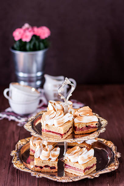 istock Rhubarb cake with meringue 179113416
