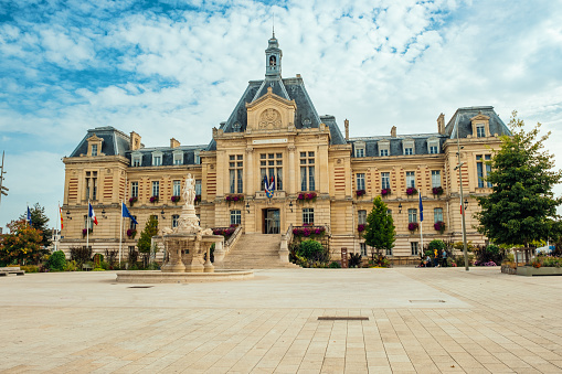 Town Hall at Evreux, west of Paris, France.