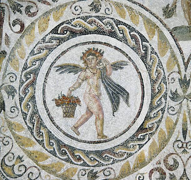 istock Fragment of roman mosaic 179113679
