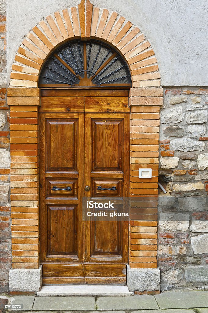 Renovação da porta - Foto de stock de Antigo royalty-free