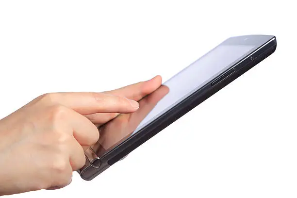 Photo of Holding And Point On Tablet PC