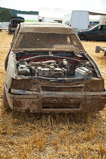istock Damaged off road car 179114126