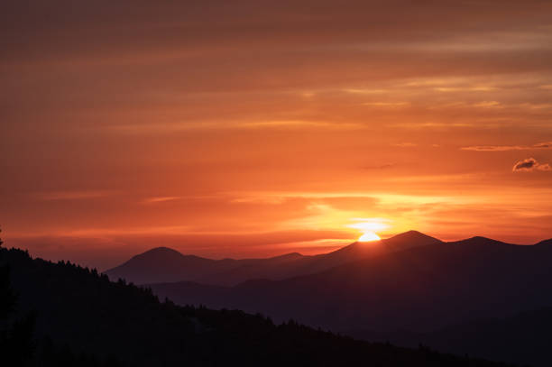 istock Sun Breaks Over the Blue Ridge Mountains 1791144787