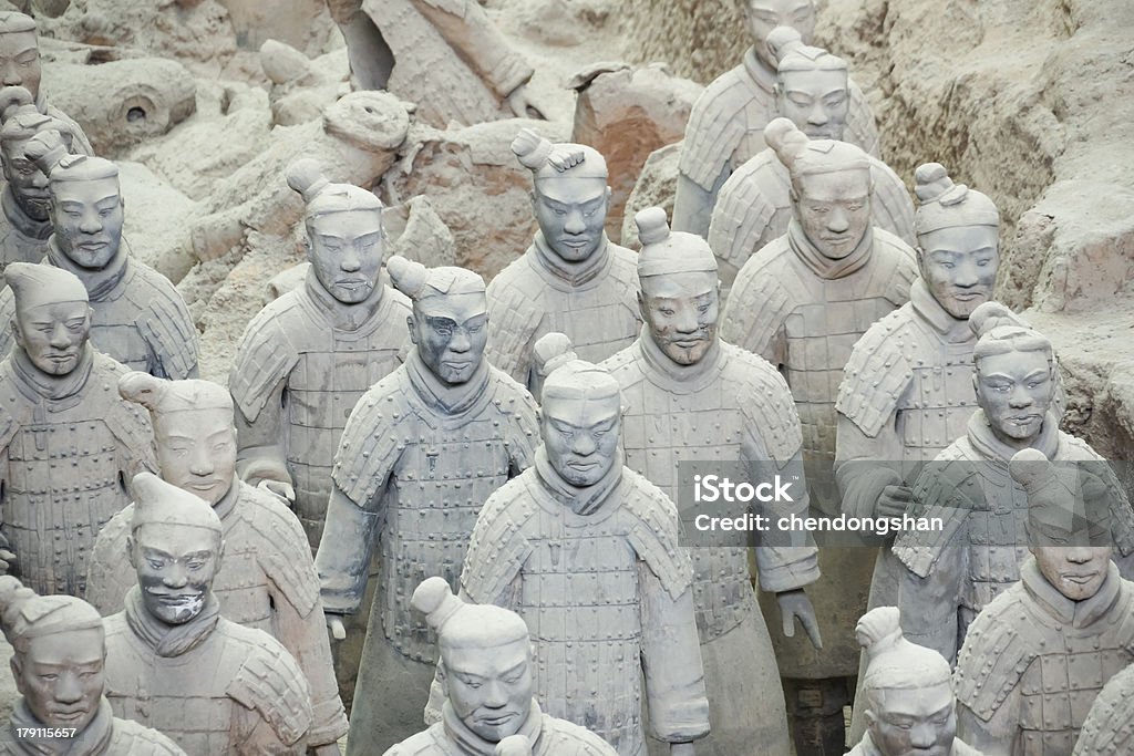 Guerriers de terre cuite - Photo de Armée libre de droits