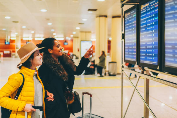 istock Friends at the airport 1791171247