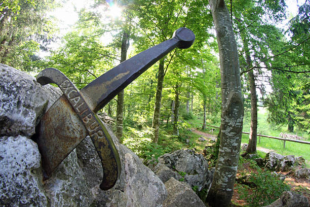 istock legendary and famous sword Excalibur to King 179117746