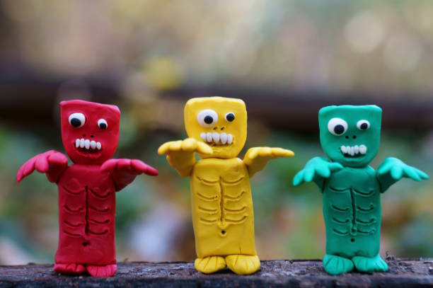 istock Zombie figurines close-up. 1791177460