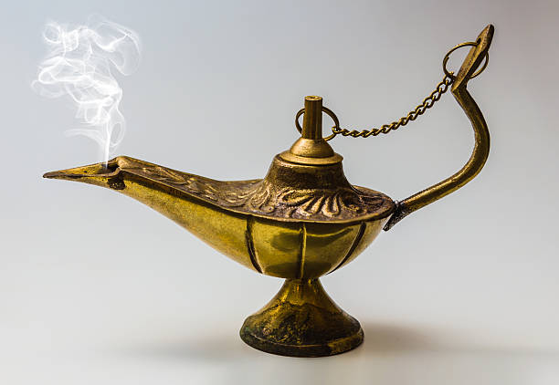istock Aladdin magic lamp east design 179117805