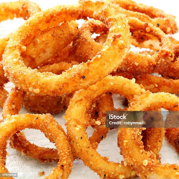 Onion Rings Stock Photo - Download Image Now - Onion Ring, Calamari, Circle