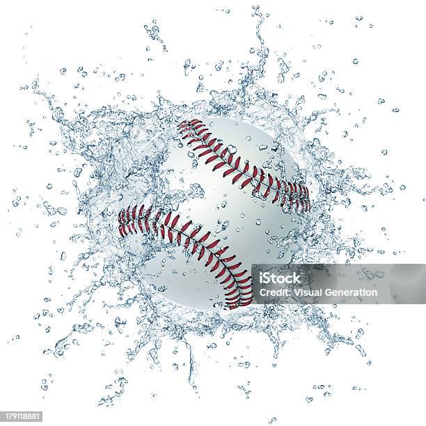 Baseball Piłki - zdjęcia stockowe i więcej obrazów Bez ludzi - Bez ludzi, Chlapać, Ciecz