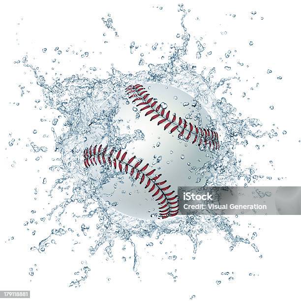 Bola De Basebol - Fotografias de stock e mais imagens de Bola - Bola, Bola de Basebol, Chapinhar