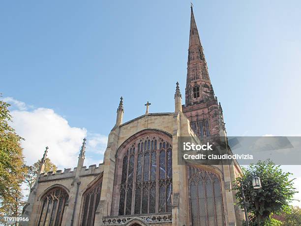 Holy Trinity Church Ковентри — стоковые фотографии и другие картинки Аббатство - Аббатство, Англия, Архитектура