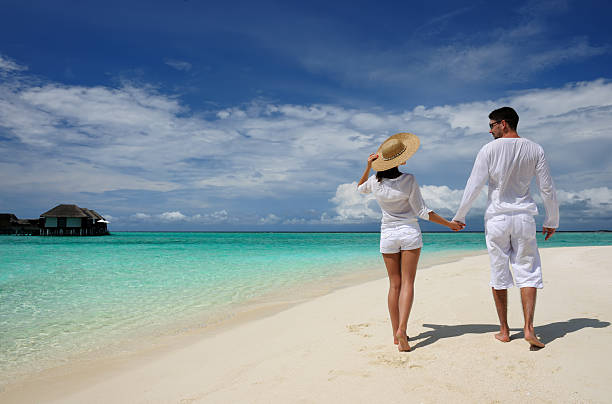istock Couple on a beach at Maldives 179119661