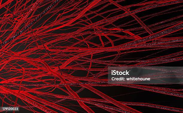 Orgánicos Ultra Macro Fibra Foto de stock y más banco de imágenes de Célula nerviosa - Célula nerviosa, Rojo, Abstracto