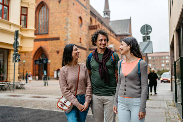 istock Three Young Friends On The Stortorget Square In Malmo In Sweden 1791212318