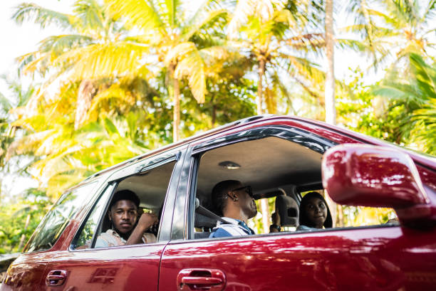 istock Young friends traveling by car 1791218489
