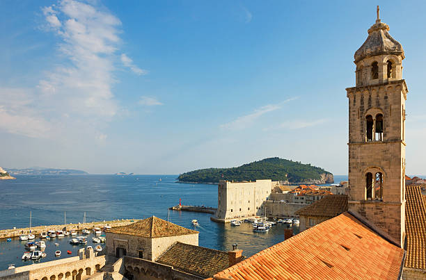 istock Dubrovnik, The Dominican Monastery Bell Tower and Harbor 179122653