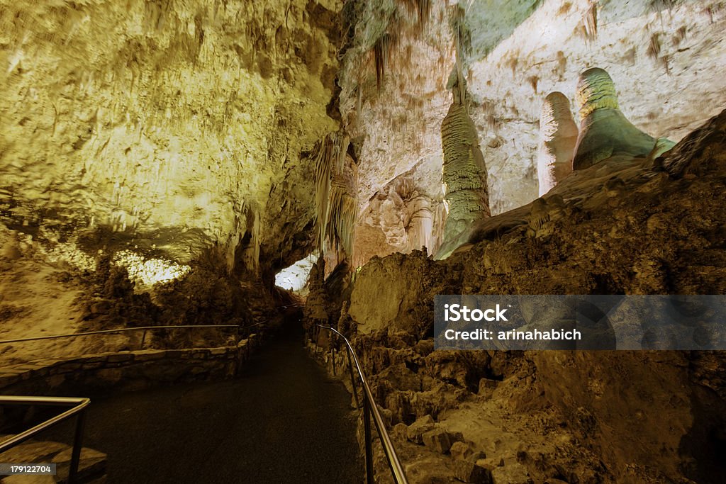 Carlsbad Caverns Limestones formations of Guadeloupe Mountains' Carlsbad Caverns. Carlsbad Caverns National Park Stock Photo