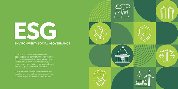 ESG - Environmental, Social, and Governance Concept Web Banner