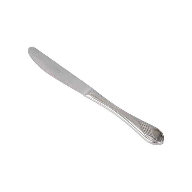 istock Metal knife isolated over white background 1791232935