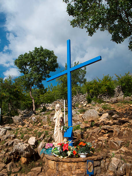 Roseau, Dominica: the Morne Bruce Cross is a landmark monument located on Morne Bruce, a hill overlooking the city, formerly occupied by the British military garrison. The cross was erected in the early 20th century and serves as a prominent Catholic symbol visible from much of Roseau. While the cross itself is a simple concrete structure, the surrounding scenic location with panoramic views of the city and Caribbean Sea have made Morne Bruce Cross a popular destination for both religious pilgrims and sightseers visiting Dominica.