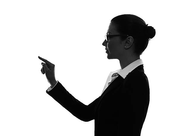 istock business woman touching copy space silhouette 179124962