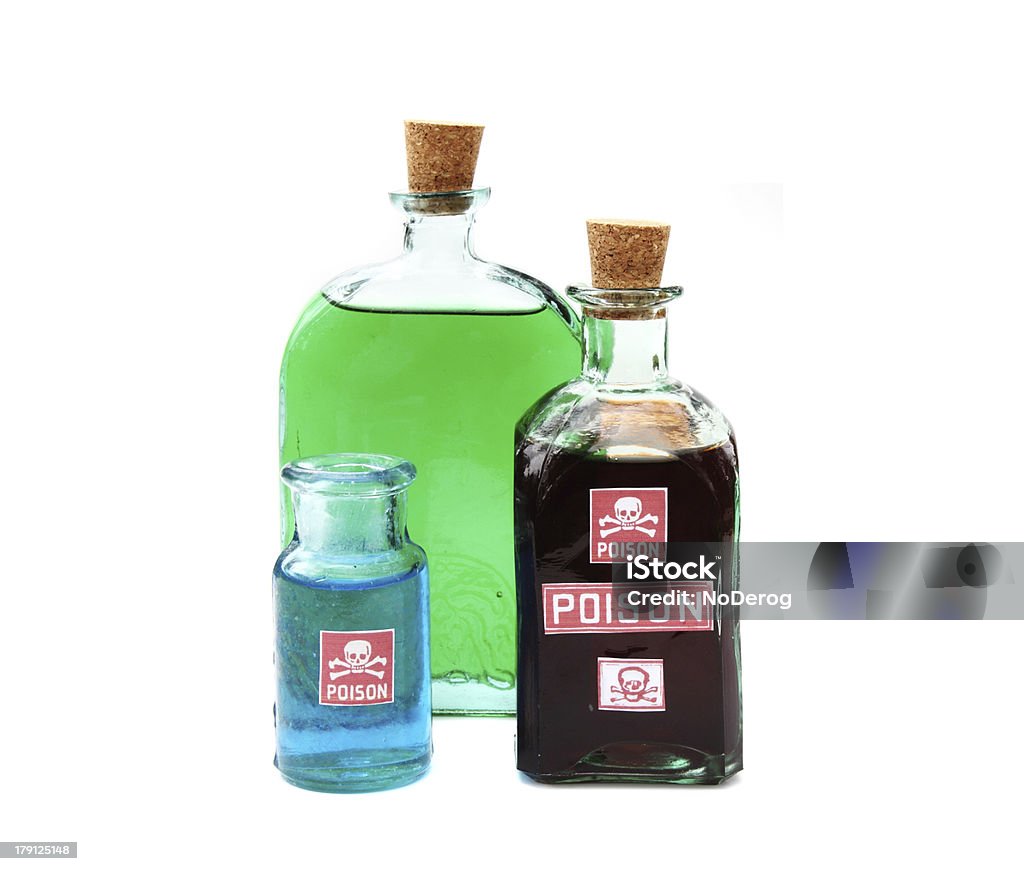 毒物のボトル - カラー画像のロイヤリティフリーストックフォト