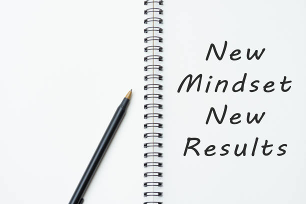 istock Motivational quote on notepad - New mindset new results 1791253267