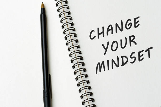 istock Motivational quote on notepad - Change your mindset. 1791253772