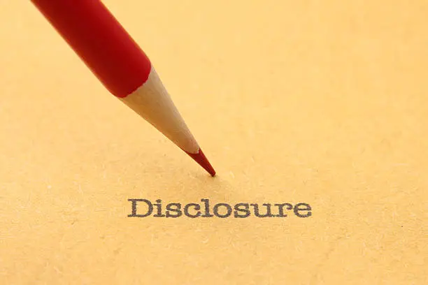 Photo of Disclosure