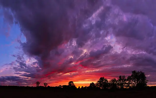 Photo of Glorious Stormy Sunset Sky