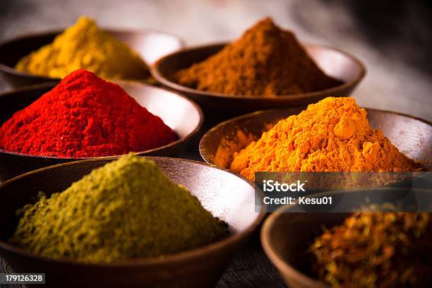 Assorted Spices Stock Photo - Download Image Now - Allspice, Arabic Style, Cardamom