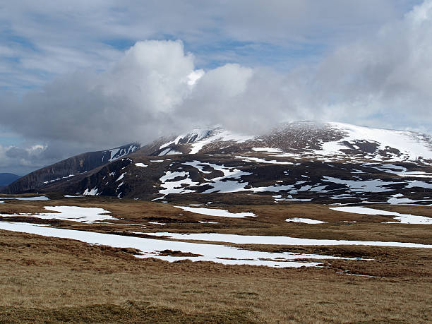 cairngorms montagne in primavera, scozia - munros foto e immagini stock