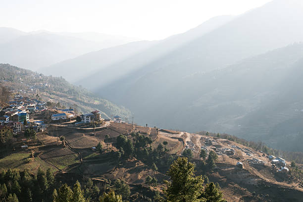 istock Himalayan Village in Nepal 179126624