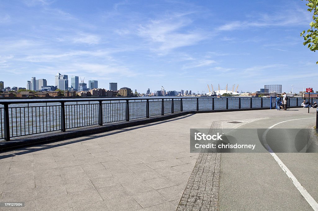 Thames Path in London - Lizenzfrei Britische Kultur Stock-Foto